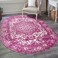 thumbnail image 1 of Unique Loom Richmond Collection Area Rug - Medallion (7' 10" x 10' Oval Purple/Ivory), 1 of 6
