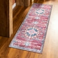 thumbnail image 1 of Unique Loom Renaissance Collection Area Rug - Roma (2' 7" x 12' Runner Antique Pink/Blue), 1 of 7