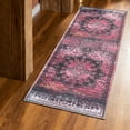 thumbnail image 1 of Unique Loom Renaissance Collection Area Rug - Roma (2' x 8' Runner Antique Rose/Black), 1 of 7