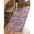 thumbnail image 1 of Unique Loom Renaissance Collection Area Rug - Roma (2' x 8' Runner Autumn/Blue), 1 of 7