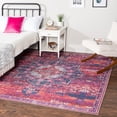 thumbnail image 1 of Unique Loom Renaissance Collection Area Rug - Roma (10' 6" Square Multi Fuchsia/Blue), 1 of 7