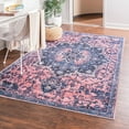thumbnail image 1 of Unique Loom Renaissance Collection Area Rug - Roma (9' 2" x 12' Rectangle Salmon Pink/Black), 1 of 7