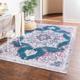thumbnail image 1 of Unique Loom Renaissance Collection Area Rug - Roma (9' 2" x 12' Rectangle Teal Green/Green), 1 of 7
