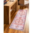 thumbnail image 1 of Unique Loom Roma Renaissance Washable Rug ,2' 0" x 8' 0",Ivory Orange, 1 of 6