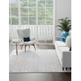 thumbnail image 1 of Unique Loom Timeless Collection Area Rug - Rome (7' 7" Square Blue/Ivory), 1 of 6