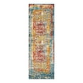 thumbnail image 1 of Unique Loom Rosso Collection Area Rug - Cavalli (2' x 6' 1" Runner Multi/Gray), 1 of 8