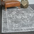 thumbnail image 1 of Unique Loom Rosso Collection Area Rug - Gabrieli (4' 1" x 6' 1" Rectangle Gray/Ivory), 1 of 7
