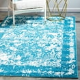 thumbnail image 1 of Unique Loom Rosso Collection Area Rug - Vivaldi (9' x 12' 2" Rectangle Blue/Ivory), 1 of 7