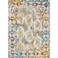 thumbnail image 1 of 9' x 12' Orange and Blue Southwestern Rectangular Area Throw Rug, 1 of 9