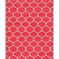 thumbnail image 1 of Unique Loom Rounded Trellis Frieze Rug, 8' x 10', Rasberry, 1 of 2