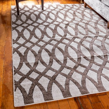 Unique Loom Rushmore Collection Area Rug - Bagmati (5' x 8' Rectangle Brown/Cream)