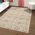thumbnail image 1 of Unique Loom Rushmore Collection Area Rug - Bagmati (5' x 8' Rectangle Cream/Brown), 1 of 6