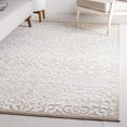 thumbnail image 1 of Unique Loom Rushmore Collection Area Rug - Johnson (5' 1" x 8' Rectangle Snow White/Beige), 1 of 7