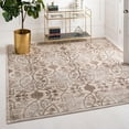 thumbnail image 1 of Unique Loom Rushmore Collection Area Rug - Washington (8' Square Dark Beige/Beige), 1 of 7
