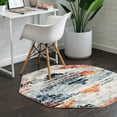 thumbnail image 1 of Unique Loom Tucson Collection Area Rug - Sabino (7' Octagon Multi/Beige), 1 of 6