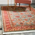 thumbnail image 1 of Unique Loom Sahand Collection Area Rug - Alexander (10' 6" x 16' 5" Rectangle Light Blue/Light Brown), 1 of 7