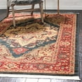 thumbnail image 1 of Unique Loom Sahand Collection Area Rug - Arsaces (10' x 13' 1" Rectangle Navy Blue/Gray), 1 of 7