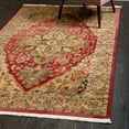 thumbnail image 1 of Unique Loom Sahand Collection Area Rug - Arsaces (5' 1" x 8' Rectangle Red/Brown), 1 of 7