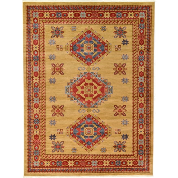 Unique Loom Sahand Rectangular Decorative Vintage Area Rugs, Red