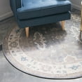 thumbnail image 1 of Unique Loom Salzburg Collection Area Rug (8' Round Gray/Beige), 1 of 6
