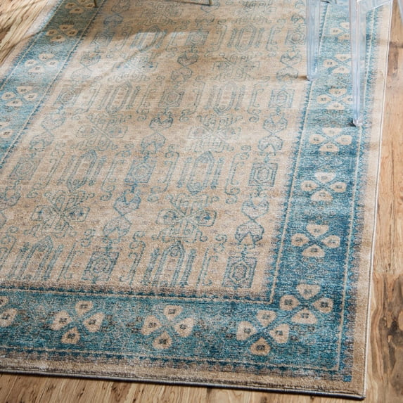 Unique Loom Salzburg Collection Area Rug - Aigen (3' 3" x 5' 3" Rectangle Beige/Ivory)