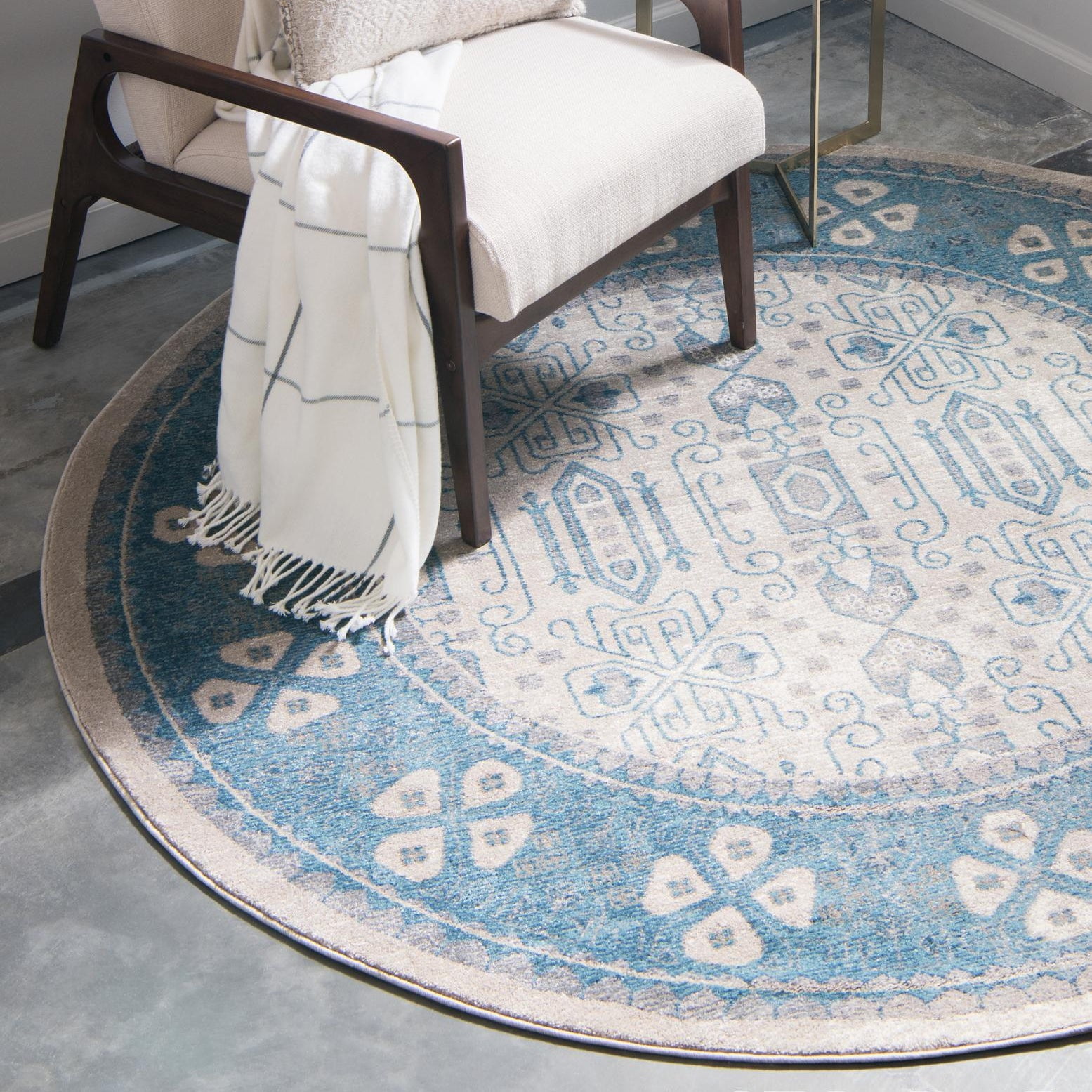 Unique Loom Salzburg Collection Classic Traditional Design Oriental Inspired Border Area Rug, 3 ft 3 in x 5 ft 3 in, Gray/Beige : Unique Loom Salzburg Collection Classic Traditional