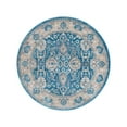 thumbnail image 1 of Unique Loom Salzburg Collection Area Rug - Gaisberg (5' 1" Round Light Blue/Gray), 1 of 6