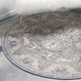 thumbnail image 1 of Unique Loom Salzburg Collection Area Rug - Gaisberg (5' Round Gray/Light Blue), 1 of 7