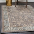 thumbnail image 1 of Unique Loom Salzburg Collection Area Rug - Gneis (7' 1" x 10' Rectangle Gray/Ivory), 1 of 6