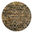 thumbnail image 1 of Unique Loom Saturn Collection Area Rug - Aura (7' 10" Round Blue/Beige), 1 of 11