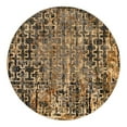 thumbnail image 1 of Unique Loom Saturn Collection Area Rug - Aura (7' Round Blue/Beige), 1 of 11