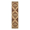 thumbnail image 1 of Unique Loom Saturn Collection Area Rug - Evo (2' 2" x 9' Runner Burgundy Beige/Cream), 1 of 11