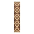 thumbnail image 1 of Unique Loom Saturn Collection Area Rug - Evo (2' 7" x 14' 1" Runner Burgundy Beige/Cream), 1 of 11