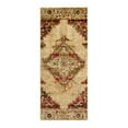 thumbnail image 1 of Unique Loom Saturn Collection Area Rug - Evo (2' x 5' 1" Runner Burgundy Beige/Cream), 1 of 11