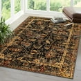 thumbnail image 1 of Unique Loom Saturn Collection Area Rug - Ion (10' x 14' Rectangle Black/Cream), 1 of 6