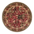 thumbnail image 1 of Unique Loom Saturn Collection Area Rug - Ion (7' 1" Round Burgundy/Cream), 1 of 12
