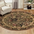 thumbnail image 1 of Unique Loom Saturn Collection Area Rug - Ion (7' 10" Round Green/Beige), 1 of 6