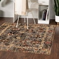 thumbnail image 1 of Unique Loom Saturn Collection Area Rug - Ion (7' 10" Square Blue/Beige), 1 of 6