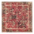 thumbnail image 1 of Unique Loom Saturn Collection Area Rug - Ion (7' 10" Square Burgundy/Cream), 1 of 11