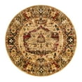 thumbnail image 1 of Unique Loom Saturn Collection Area Rug - Outlook (5' 3" Round Cream/Cream), 1 of 8