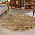thumbnail image 1 of Unique Loom Saturn Collection Area Rug - Relay (7' Round Beige/Cream), 1 of 7