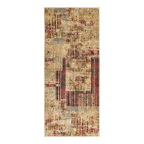 Unique Loom Saturn Collection Area Rug - Sky (2' 2" x 5' Runner Multi/Cream)