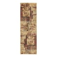 thumbnail image 1 of Unique Loom Saturn Collection Area Rug - Sky (2' 2" x 7' Runner Multi/Cream), 1 of 11