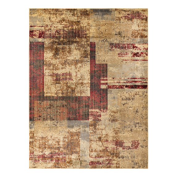 Unique Loom Saturn Collection Area Rug - Sky (9' x 12' Rectangle Multi/Cream)