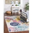 thumbnail image 1 of Unique Loom Seahorse Ariel Rug , 7' 10" x 10' 0" ,Multi, 1 of 8