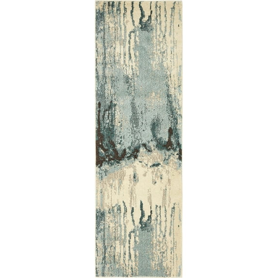 Unique Loom Sebastia Estrella Modern Abstract Area Rug or Runner