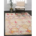thumbnail image 1 of Unique Loom Sedona Collection Area Rug - Canyon (5' 1" x 8' Rectangle Beige/Light Blue), 1 of 7