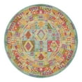 thumbnail image 1 of Unique Loom Sedona Collection Area Rug - Lassen (8' Round Light Blue/Green), 1 of 7