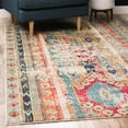 thumbnail image 1 of Unique Loom Sedona Collection Area Rug - Yellowstone (8' x 11' Rectangle Blue/Beige), 1 of 11