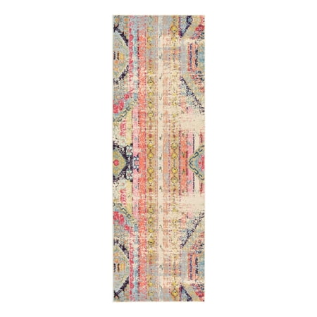 Unique Loom Sedona Collection Area Rug - Yosemite (2' 2" x 6' 9" Runner Multi/Blue)